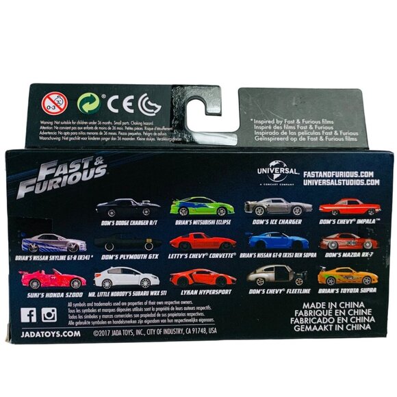 Fast Furious Die Cast Brians Ford F150 SVT Lightning Red Pickup Truck Jada NEW - Picture 2 of 10